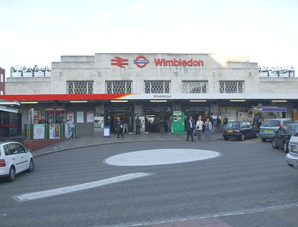 Wimbledon Train Station, London